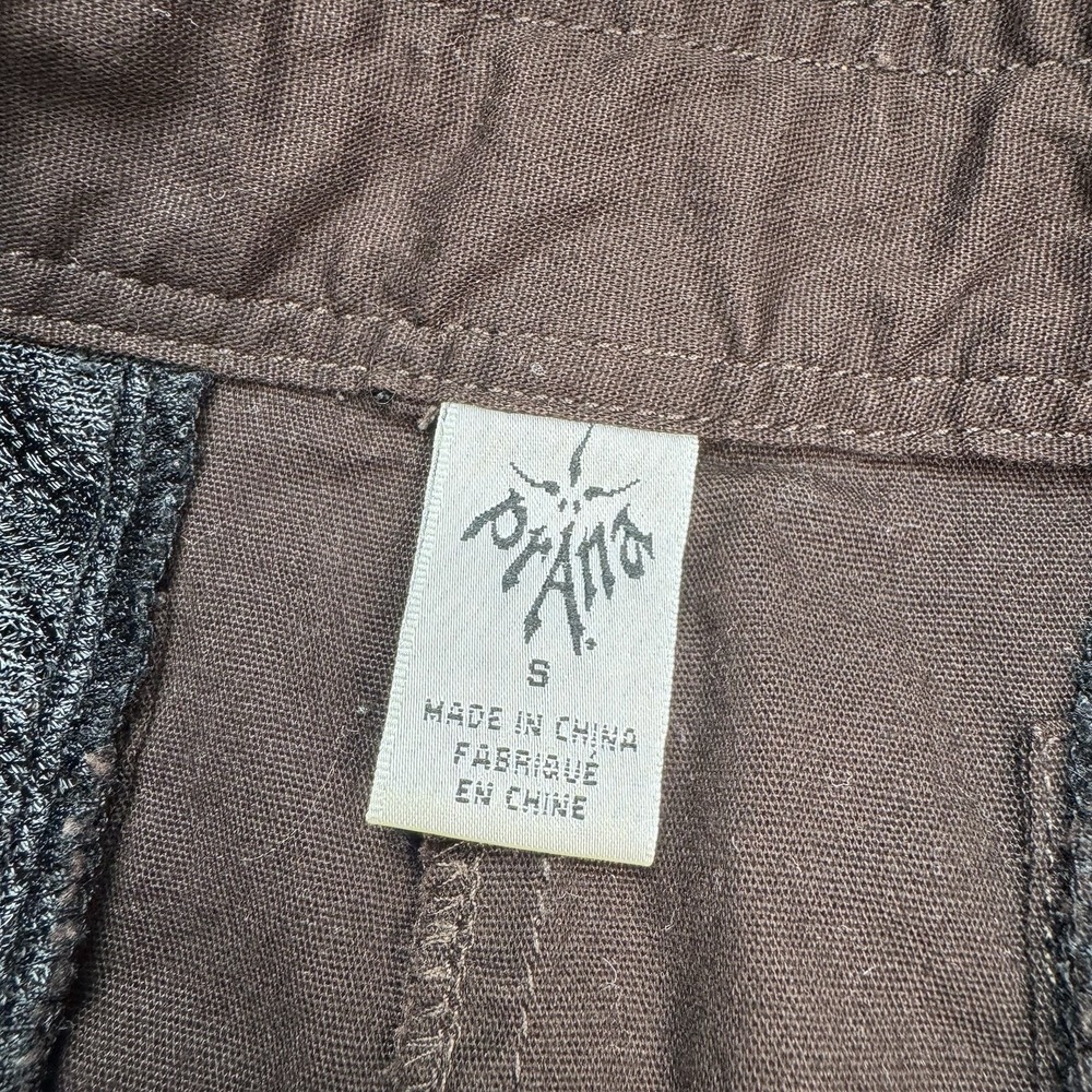 Prana Skirt Womens Small Brown Stretch Drawstring Breathe Cotton Pockets Hiking - Picture 7 of 13